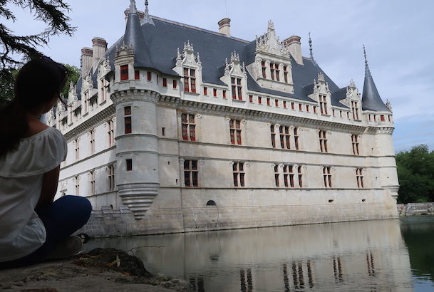 Foto tirada com temporizador da Canon PowerShot G7 X Mark II - Château Azay-le-Rideau - França @ Viaje Comigo