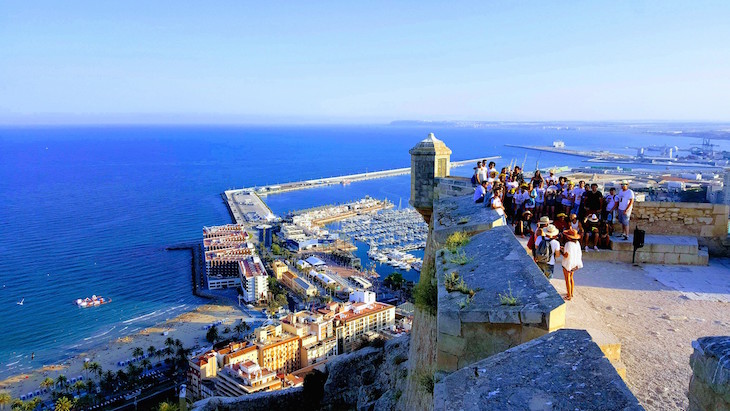 Castelo de Santa Bárbara -Alicante - Espanha © Viaje Comigo