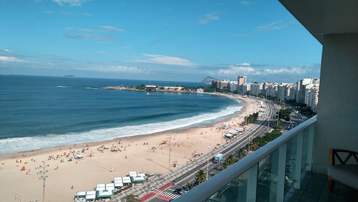 Varanda Pestana Rio Atlântica, Copacabana, Rio de Janeiro, Brasil © Viaje Comigo