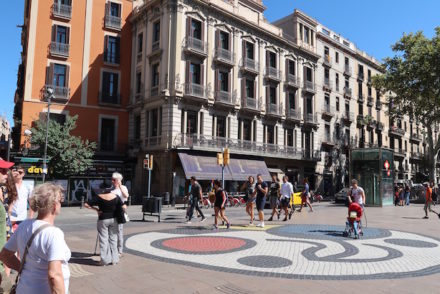 Mosaico de Miró em Barcelona © Viaje Comigo