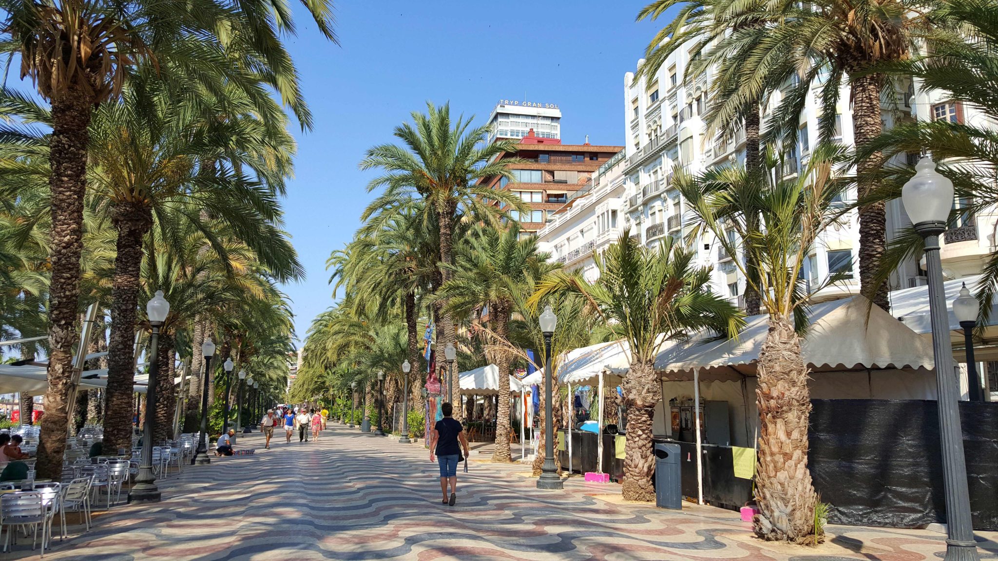 Passeio Esplanada de Espanha - Alicante - Espanha © Viaje Comigo