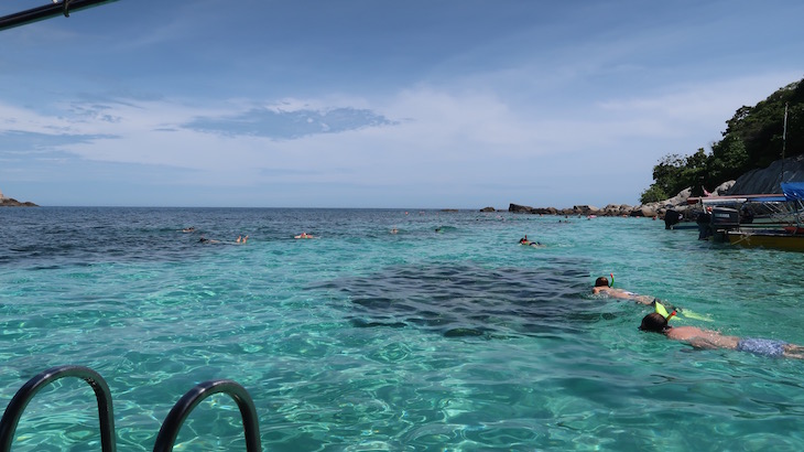 Snorkeling nas Ilhas Perhentian - Malásia © Viaje Comigo