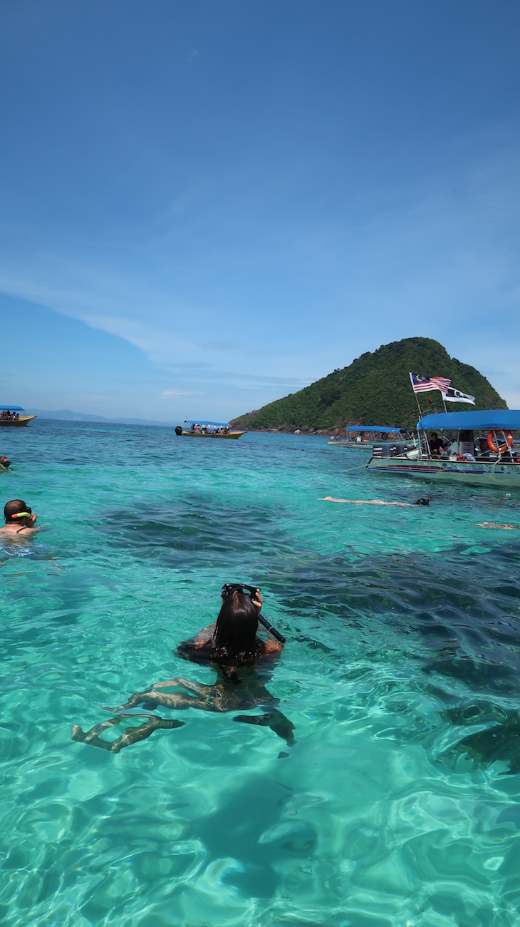 Snorkeling nas Ilhas Perhentian - Malásia © Viaje Comigo