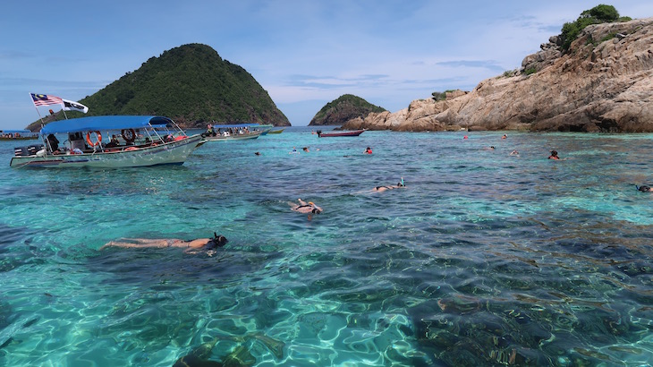Snorkeling nas Ilhas Perhentian - Malásia © Viaje Comigo