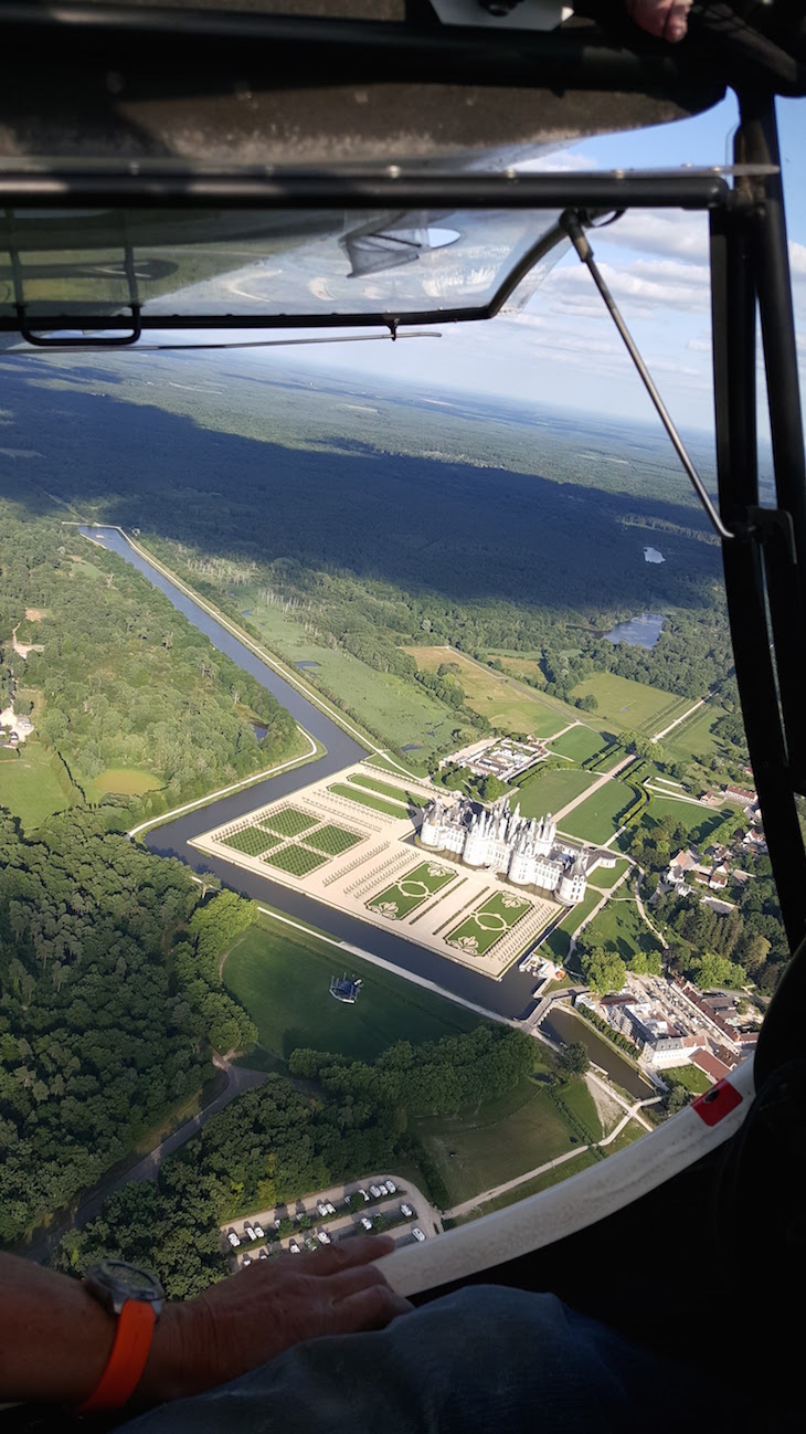 Château de Chambord - Voo com a Loisirs Loire Valley © Viaje Comigo