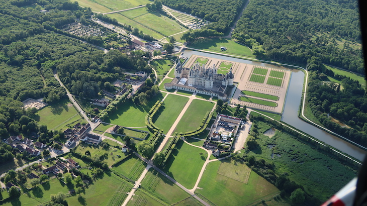 Château de Chambord - Voo com a Loisirs Loire Valley © Viaje Comigo