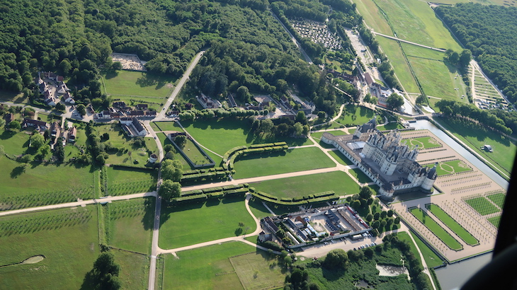 Château de Chambord - Voo com a Loisirs Loire Valley © Viaje Comigo