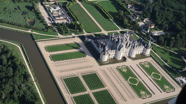 Château de Chambord - Voo com a Loisirs Loire Valley © Viaje Comigo