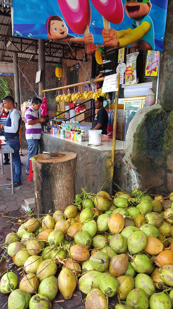 Côcos nas Batu Caves - Malásia © Viaje Comigo