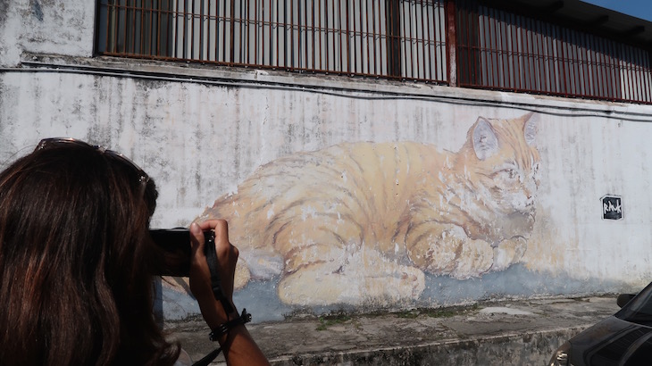 Street Art em George Town, Penang, Malásia © Viaje Comigo