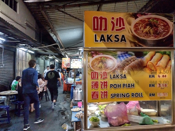 Laksa - George Town - Penang - Malásia © Viaje Comigo