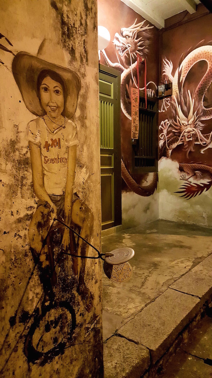 Street Art em George Town, Penang, Malásia © Viaje Comigo