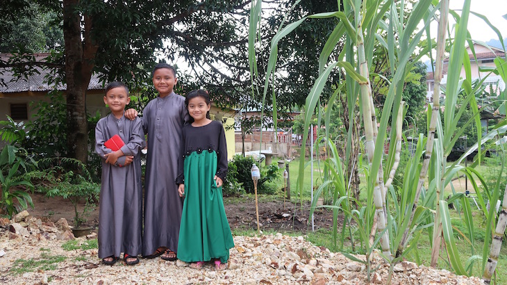 Meninos de Kuala Tahan - Malásia © Viaje Comigo