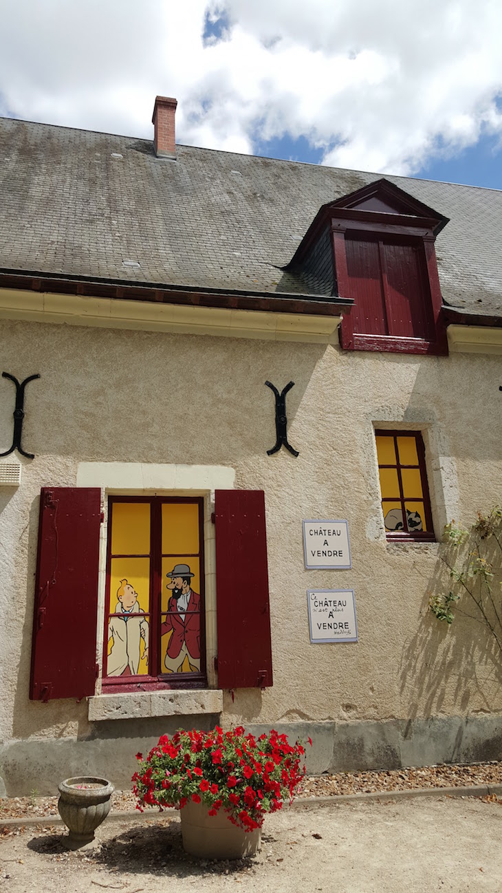 Exposição de Tintin no Château Cheverny - Vale do Loire - França © Viaje Comigo