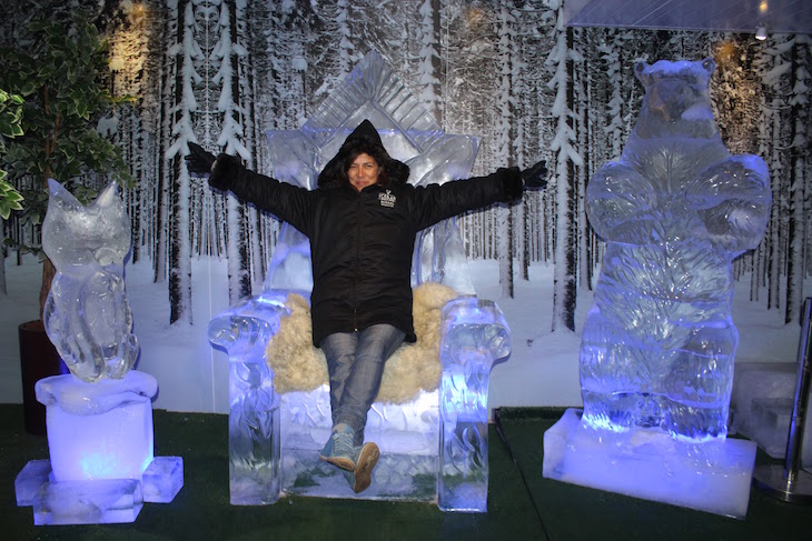 No Ice Bar Boreal - Gramado - Brasil © Viaje Comigo