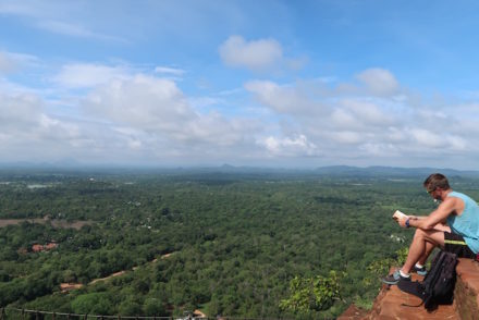 No topo de Sigiriya, Sri Lanka © Viaje Comigo