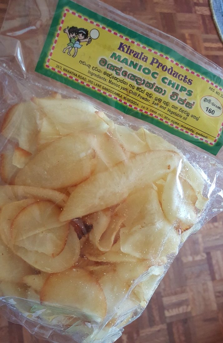 Chips de Mandioca no Sri Lanka © Viaje Comigo
