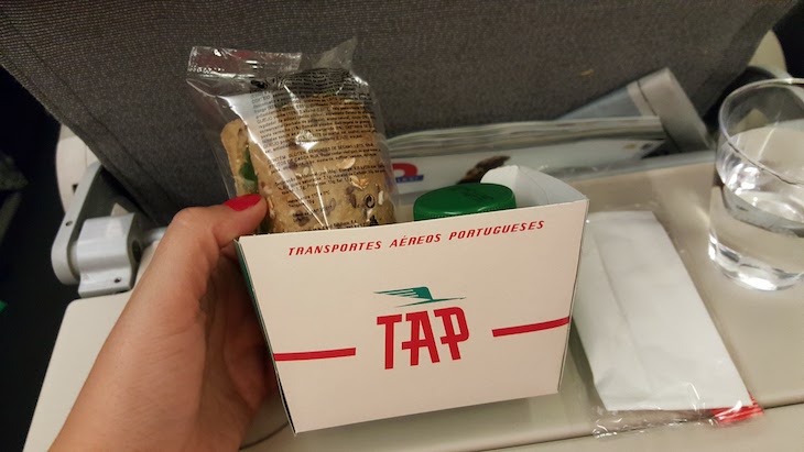 Snack - Retrojet TAP para Recife © Viaje Comigo
