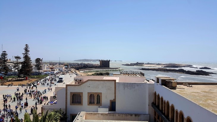 Vista do Restaurante Taros Essaouira - Marrocos © Viaje Comigo