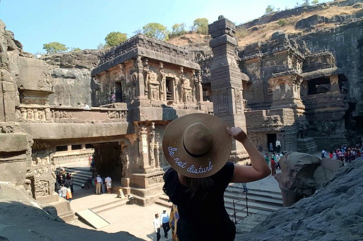 Caves Ellora - Aurangabad - Índia © Viaje Comigo