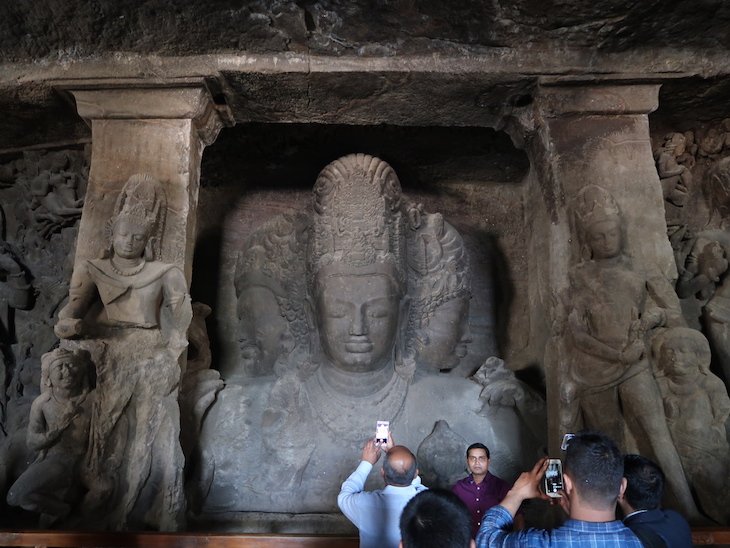 Grutas de Elephanta - Bombaim - India © Viaje Comigo