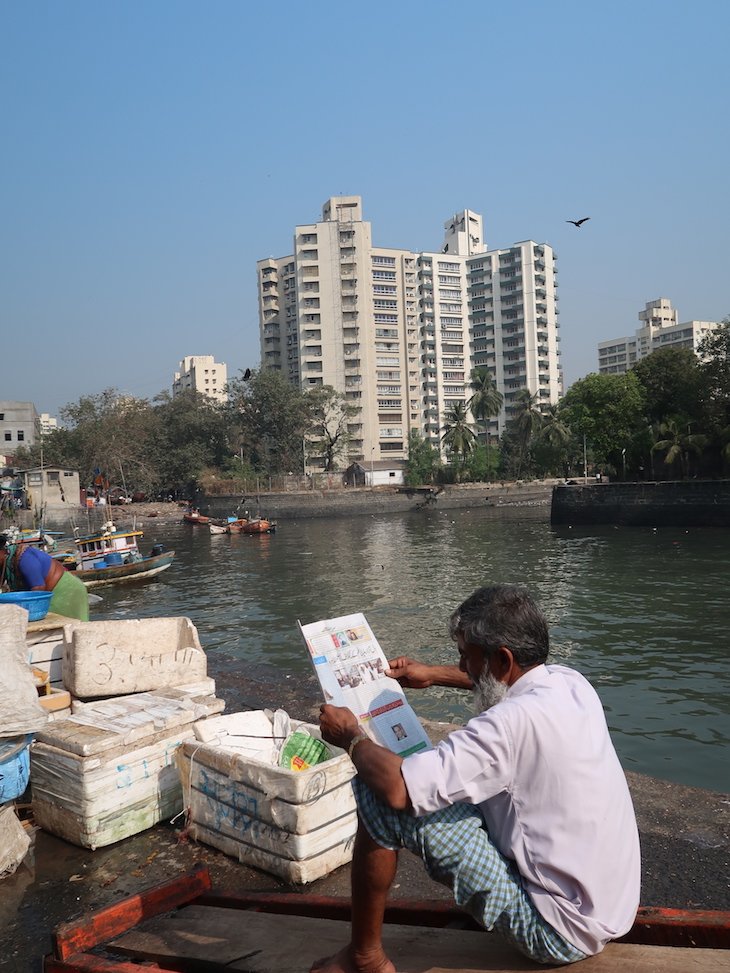 Mercado de peixe Sassoon Docks - Bombaim - India © Viaje Comigo