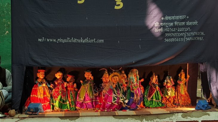 Marionetas em Pinguli -Sindhudurg - India © Viaje Comigo