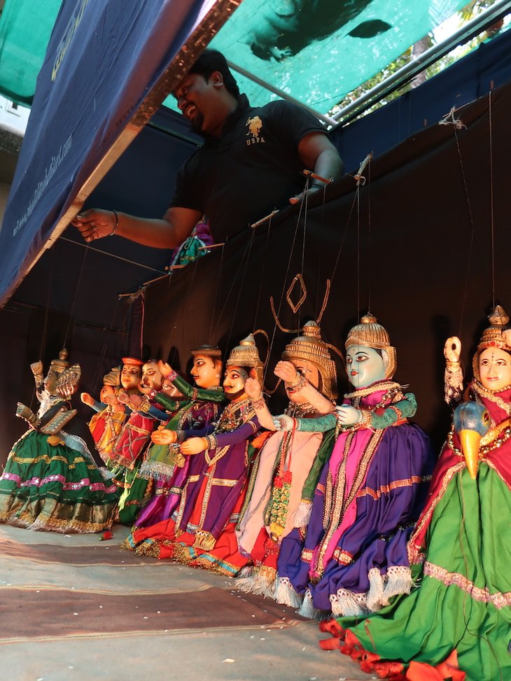 Marionetas em Pinguli -Sindhudurg - India © Viaje Comigo