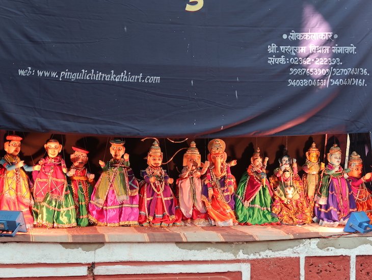 Marionetas em Pinguli - Sindhudurg - India © Viaje Comigo