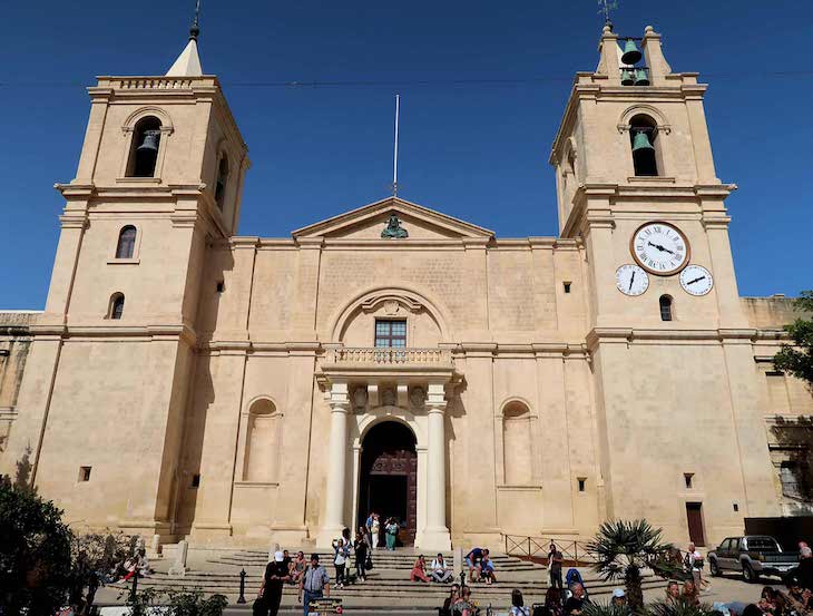 Fachada da Co Catedral de S. João - Valetta - Malta © Viaje Comigo