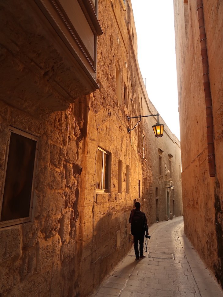 Pôr do sol em Mdina - Malta © Viaje Comigo