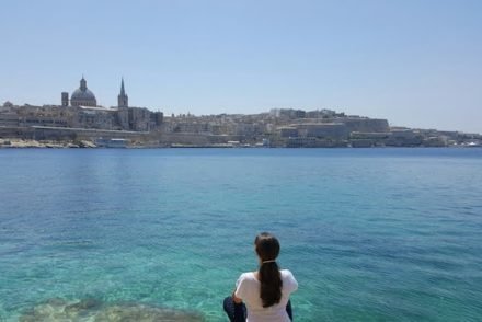 Em Sliema, a olhar Valetta - Malta © Viaje Comigo