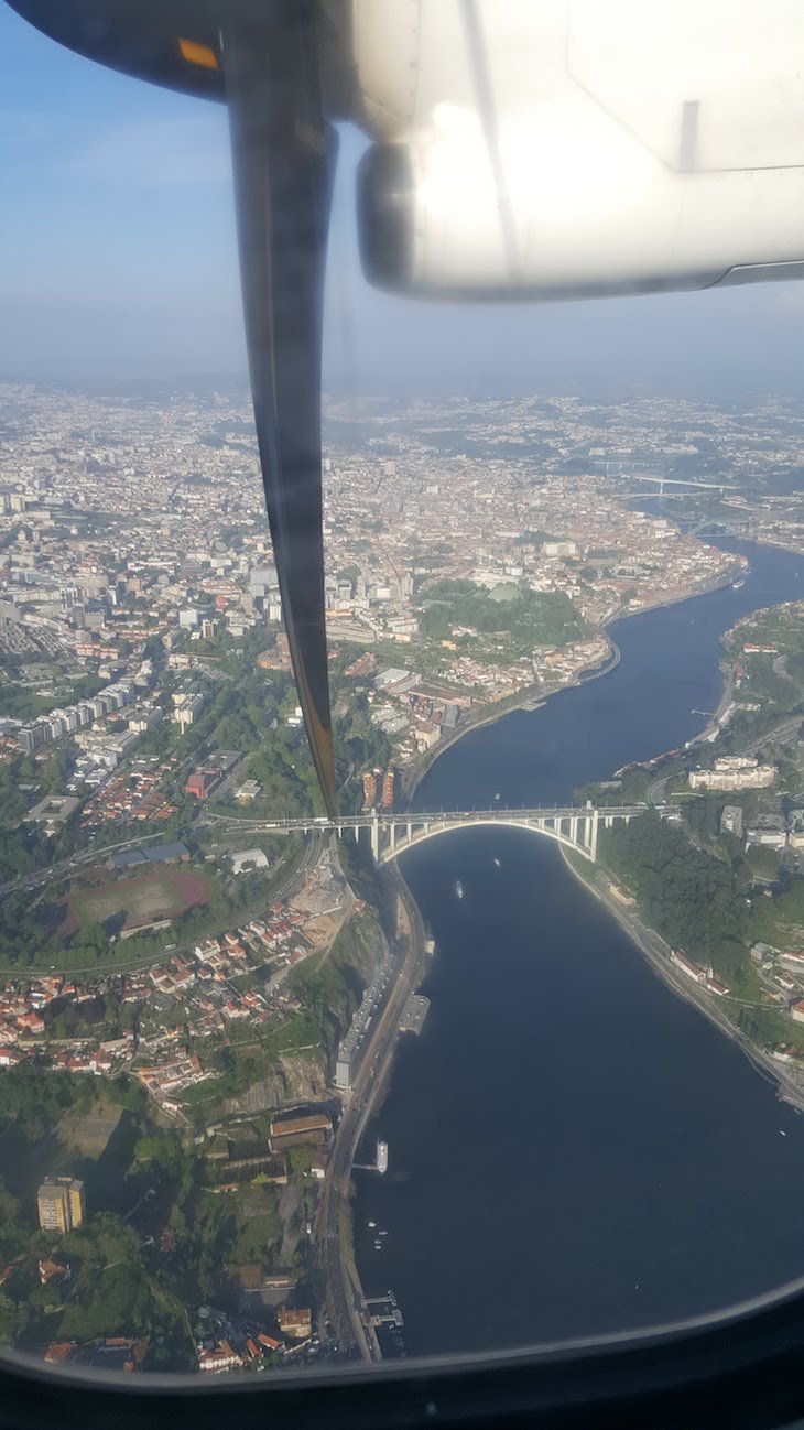 A voar sobre o Porto com a Ponte Aérea da TAP © Viaje Comigo