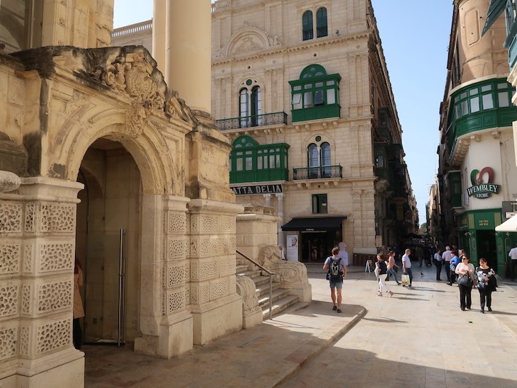 Ruas de La Valetta - Malta © Viaje Comigo.