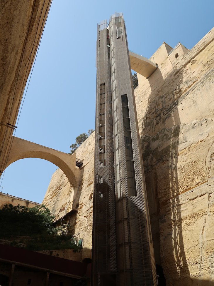 Elevador Barrakka - La Valetta - Malta © Viaje Comigo