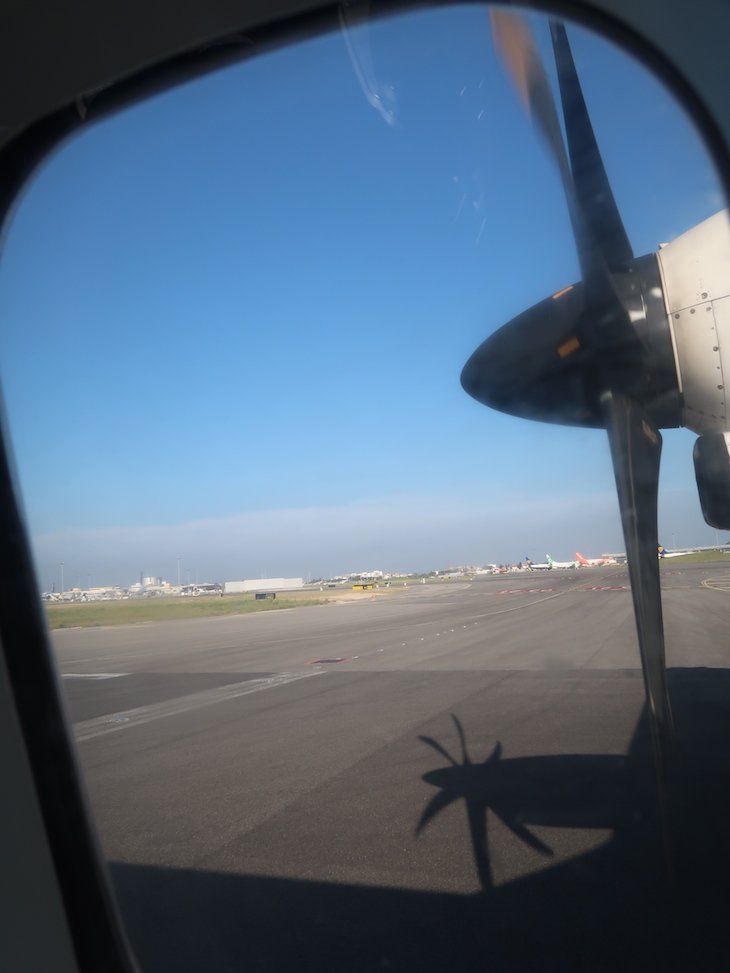 Hélice do ATR 72 - Ponte Aérea da TAP © Viaje Comigo