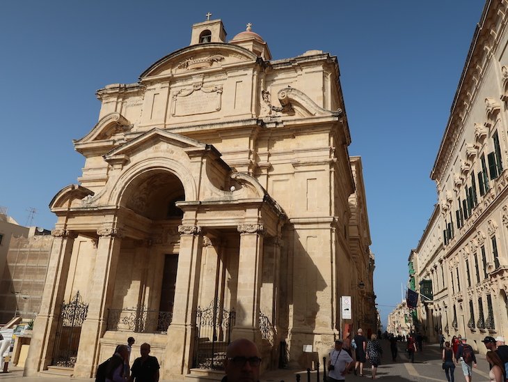 Igreja em La Valetta - Malta © Viaje Comigo