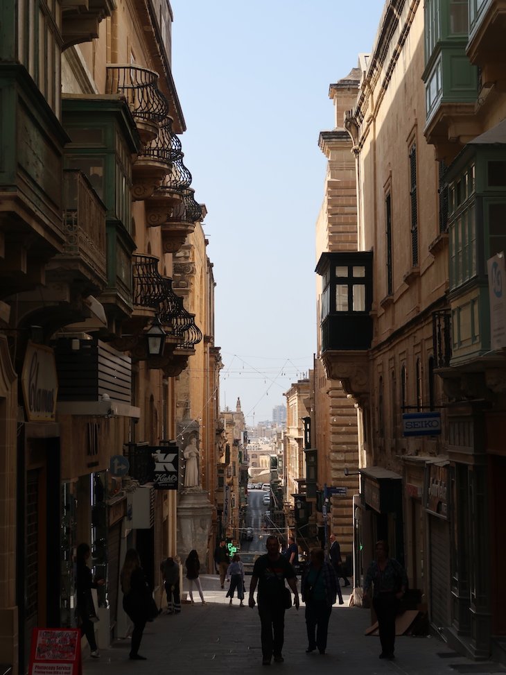 Ruas de La Valetta - Malta © Viaje Comigo.