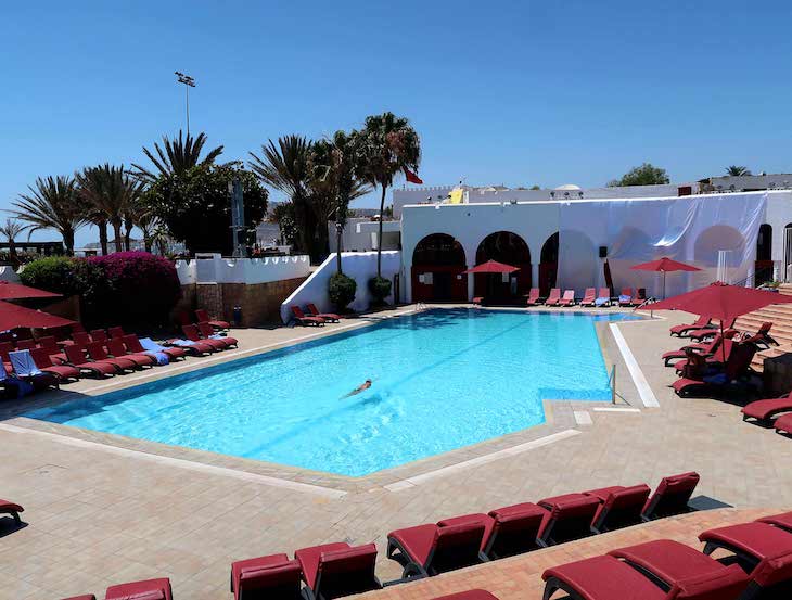 Nadar na Piscina do Club Med Agadir - Marrocos © Viaje Comigo
