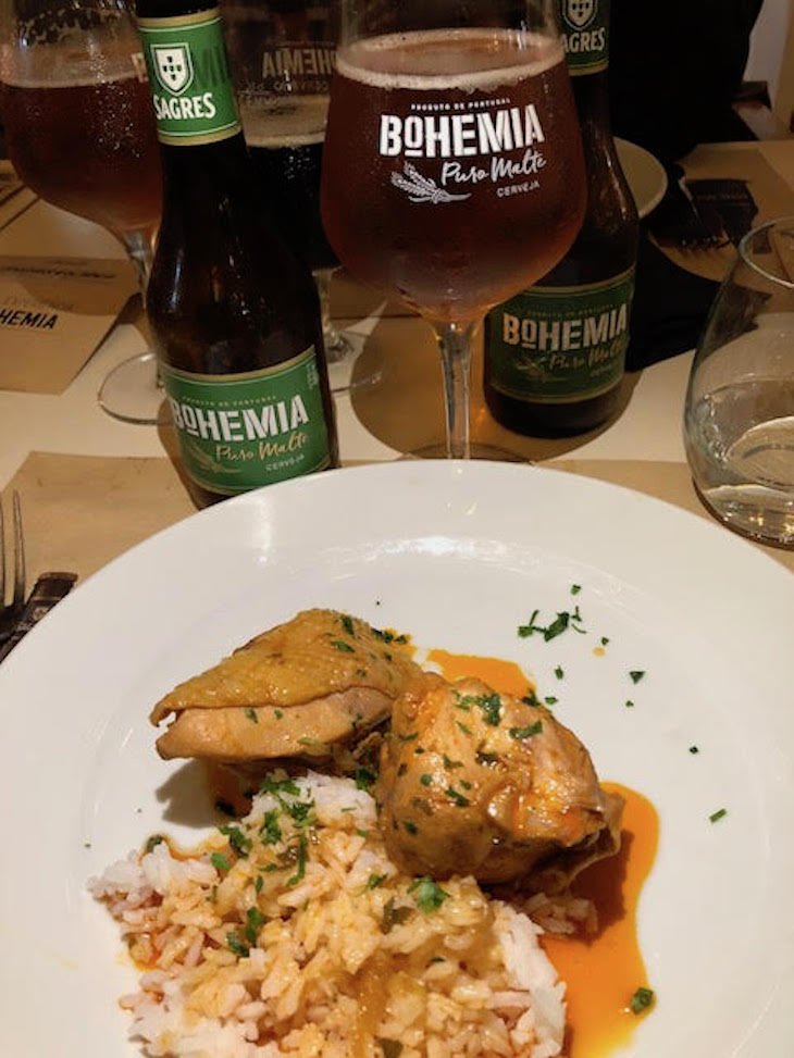 Galinha cerejada - Restaurante Ribalta foi ao Porto, para o Mesas Bohemia © Viaje Comigo