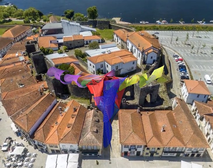 Intervenção de Acácio de Carvalho no castelo de Cerveira @ DR