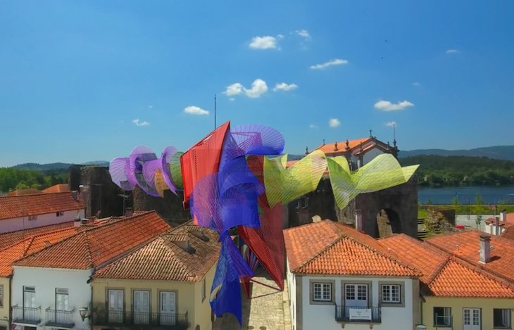 Intervenção de Acácio de Carvalho no castelo de Cerveira @ DR