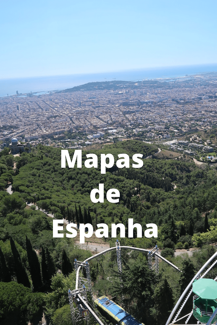 Mapas de Espanha © Viaje Comigo