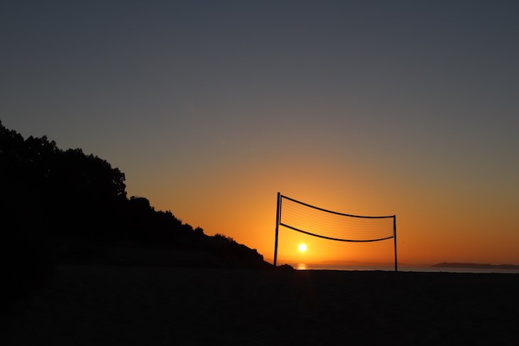 Pôr do sol na praia A Loira - Marin, Terras de Pontevedra - Galiza © Viaje Comigo