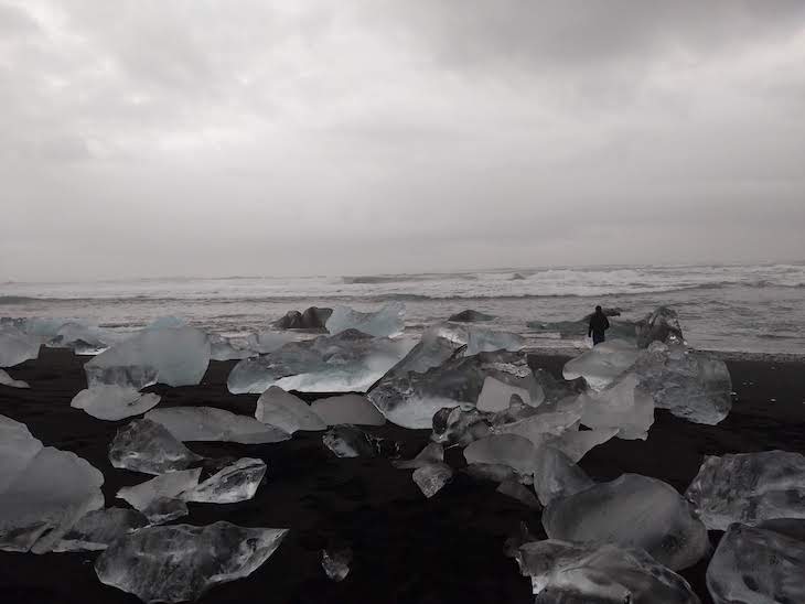 Praia dos Diamantes, Viagem à Islândia: testes do Galaxy A9, Samsung © Viaje Comigo