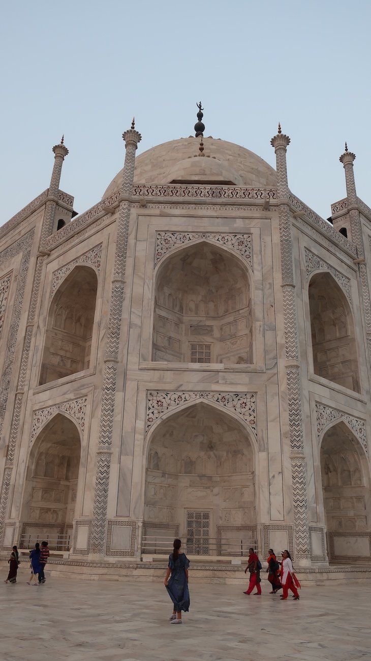Susana Ribeiro no Taj Mahal - Agra - Índia © Viaje Comigo