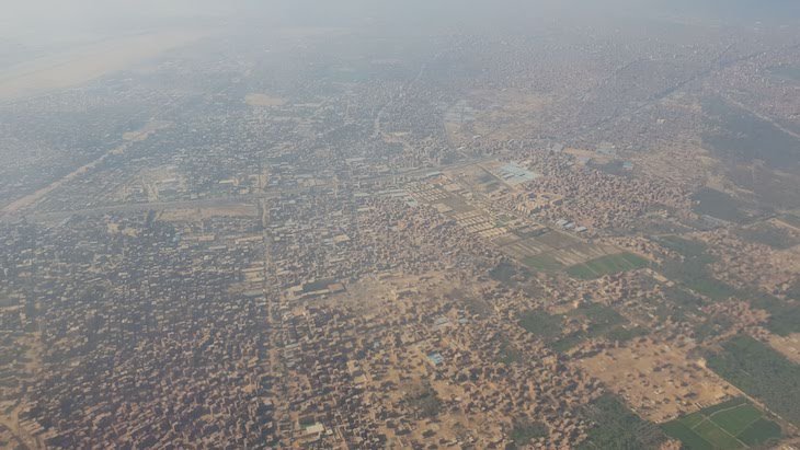 Cairo do Avião - Egito © Viaje Comigo