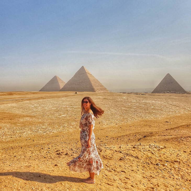 Susana Ribeiro - Pirâmides de Gizé - Egito © Viaje Comigo