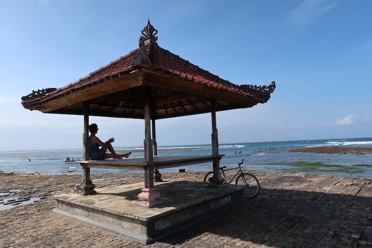 Praia em frente ao Club Med Bali - Indonésia © Viaje Comigo