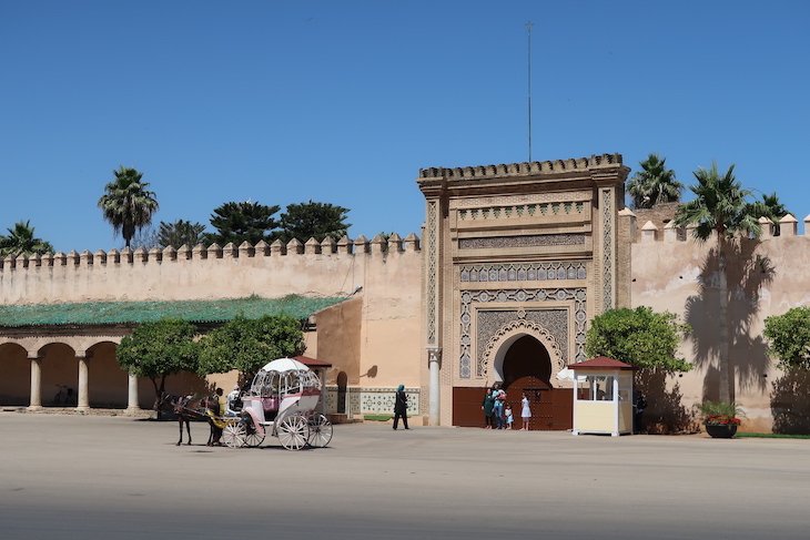 Palácio Real de Meknès - Marrocos © Viaje Comigo